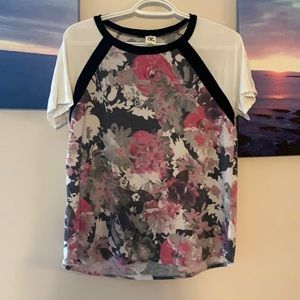 Sew in love floral tee